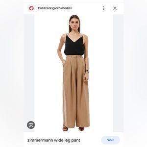 Zimmermann wide leg pants